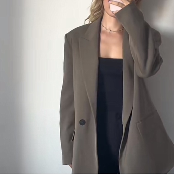 Zara khaki blazer - Picture 2 of 6